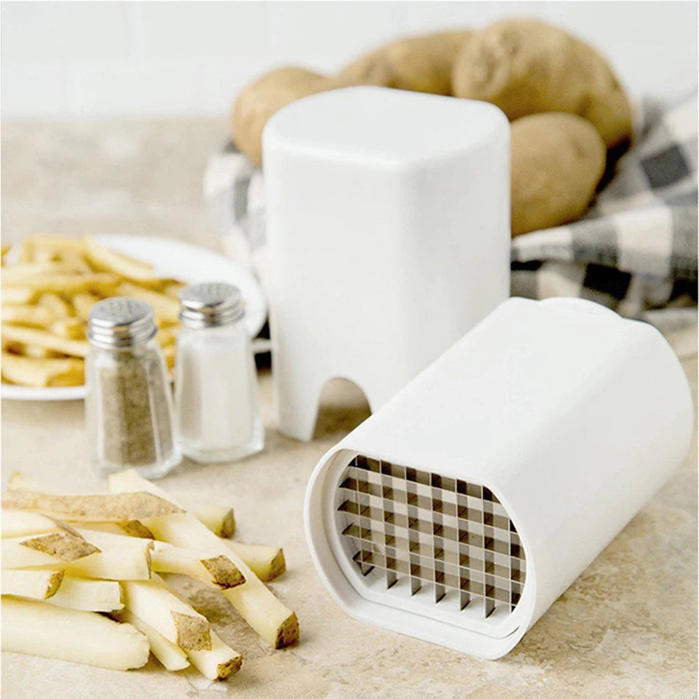 1PC Stainless Steel Slicer Potato Slicer Kitchen Vegetable and Fruit Quick Press French Fries Cutting Tool